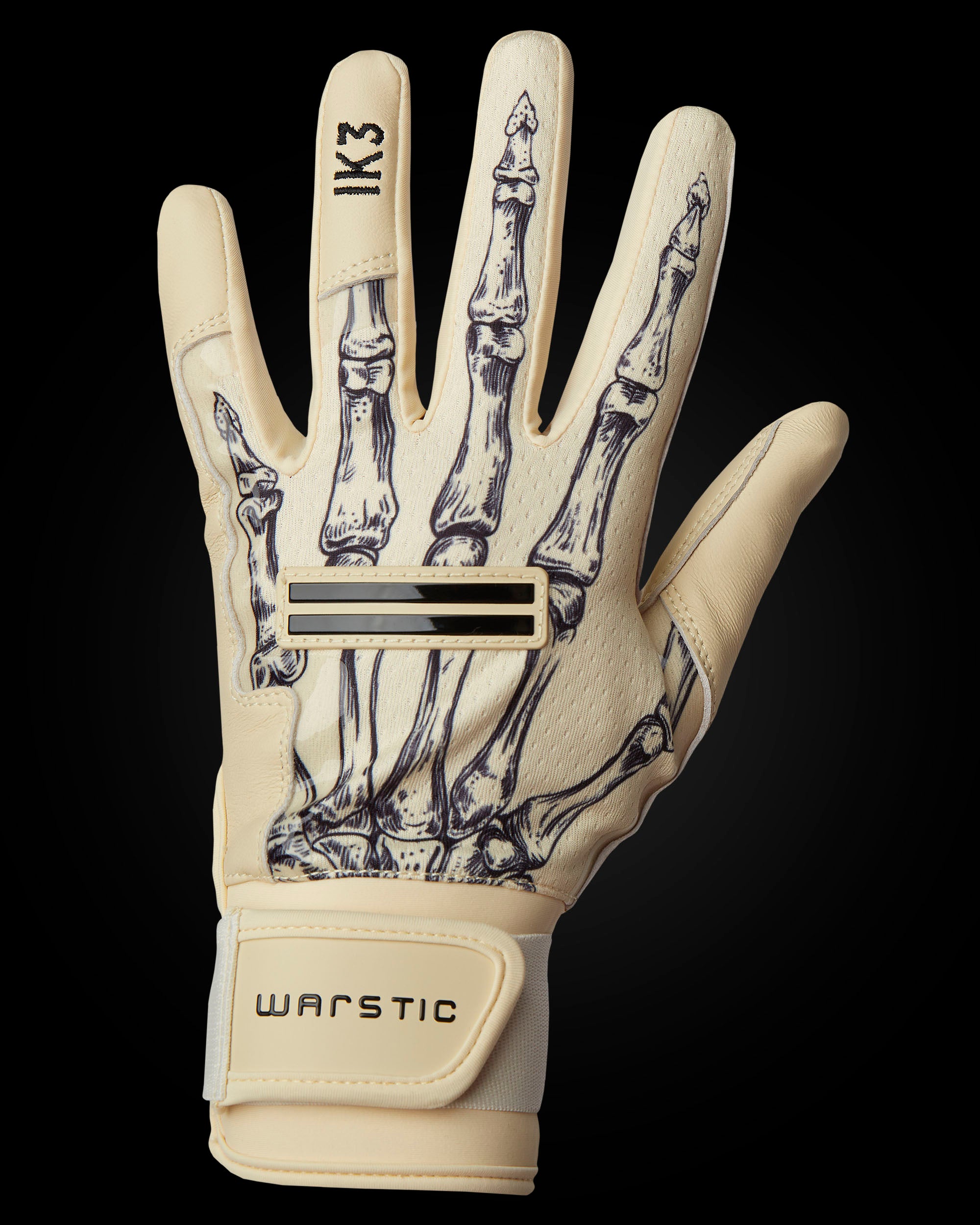 IK3 PRO CABRETTA LONG CUFF BATTING GLOVES "DESERT BONES"