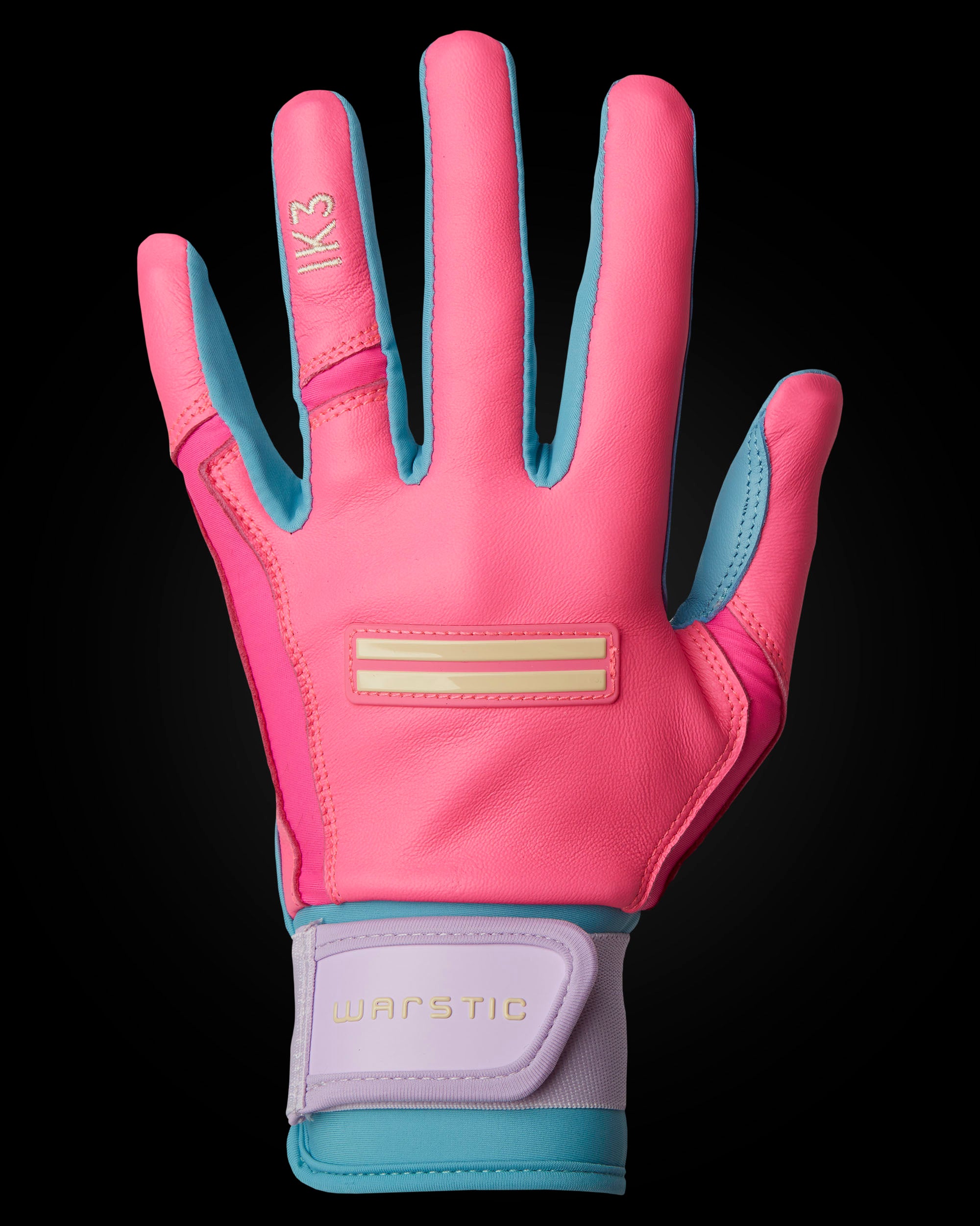 IK3 PRO CABRETTA LONG CUFF BATTING GLOVES "SOLARSTORM"