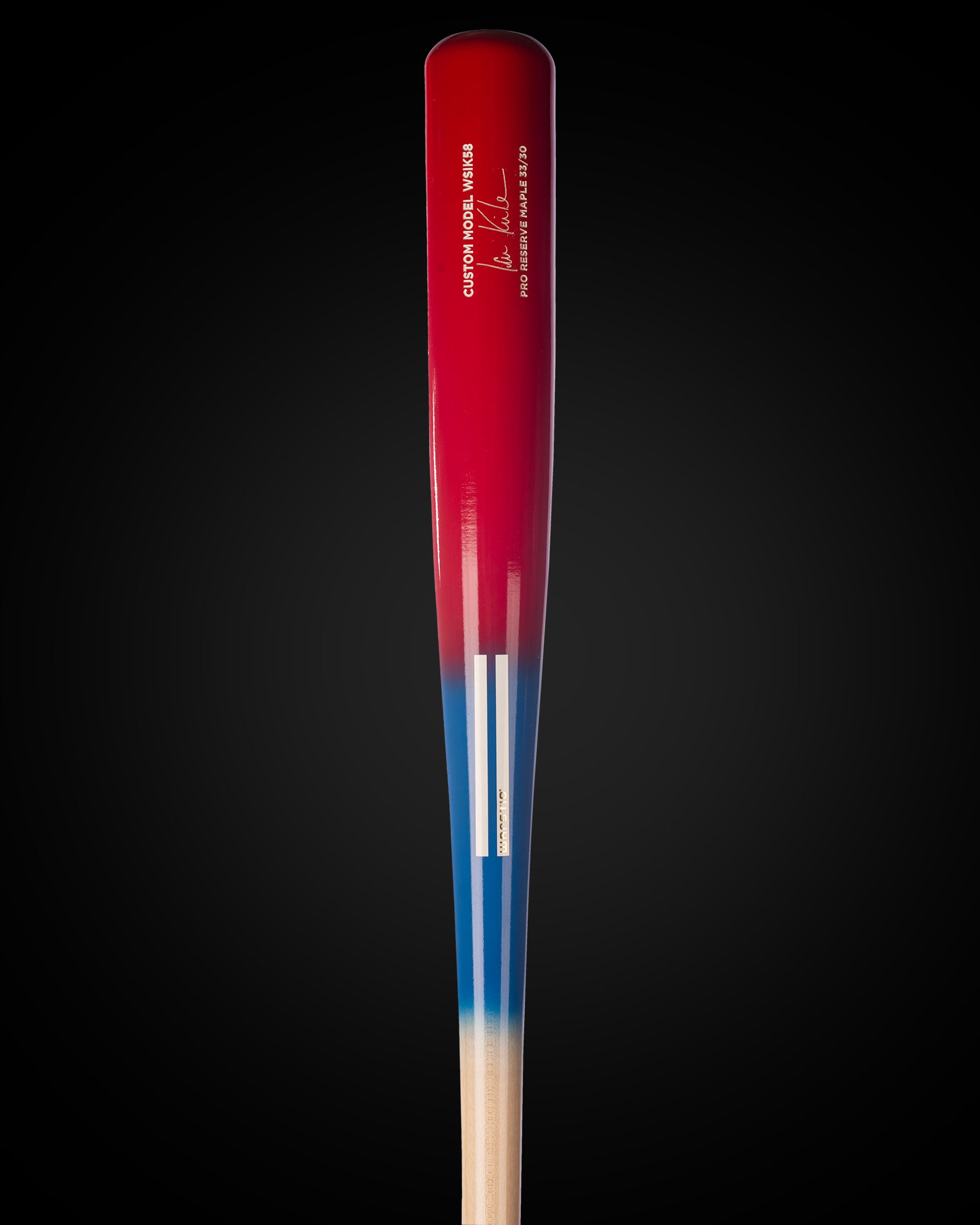 WSIK58 IAN KINSLER USA PRO SIGNATURE MAPLE WOOD BAT