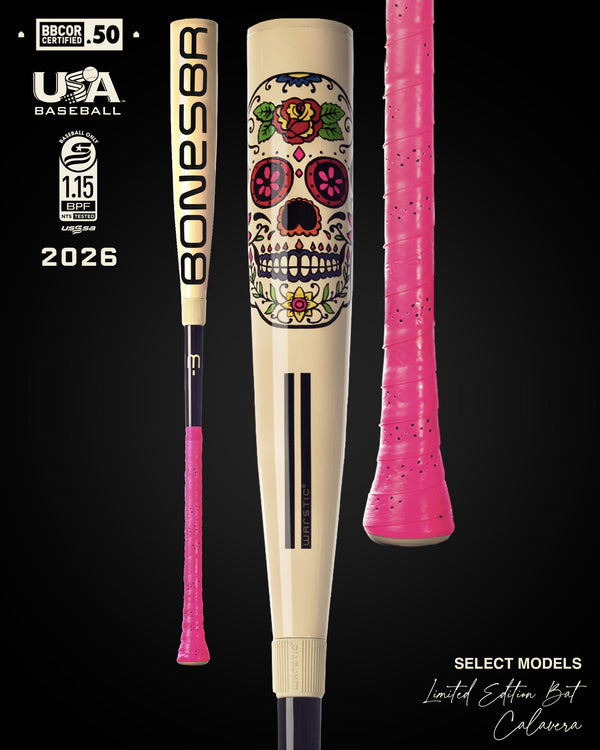 WARSTIC CUSTOMS "CALAVERA" EDITION METAL BAT