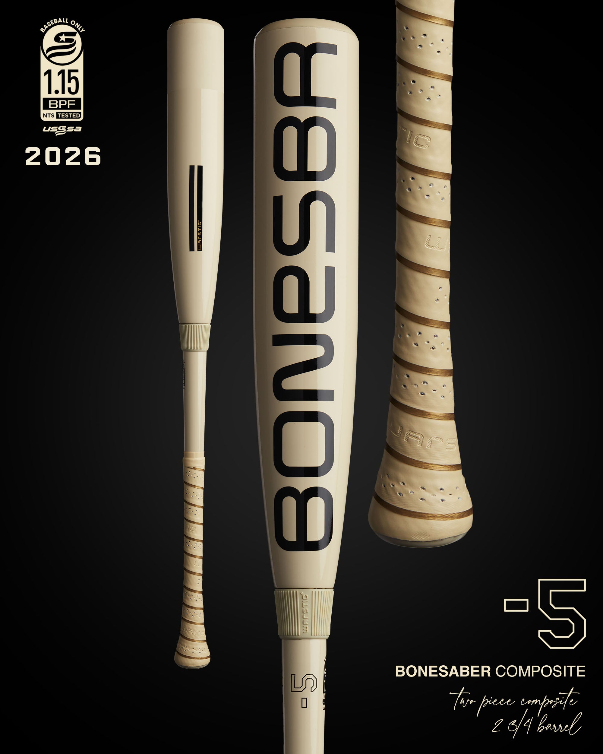 2026 BONESABER COMPOSITE USSSA BASEBALL BAT -5