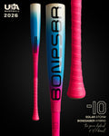 2026 BONESABER HYBRID SOLAR STORM USA METAL BASEBALL BAT -10 - Warstic