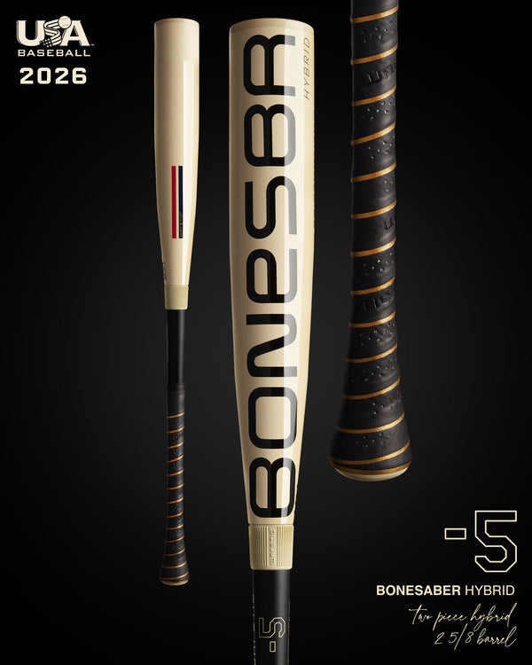2026 BONESABER HYBRID USA METAL BASEBALL BAT -5