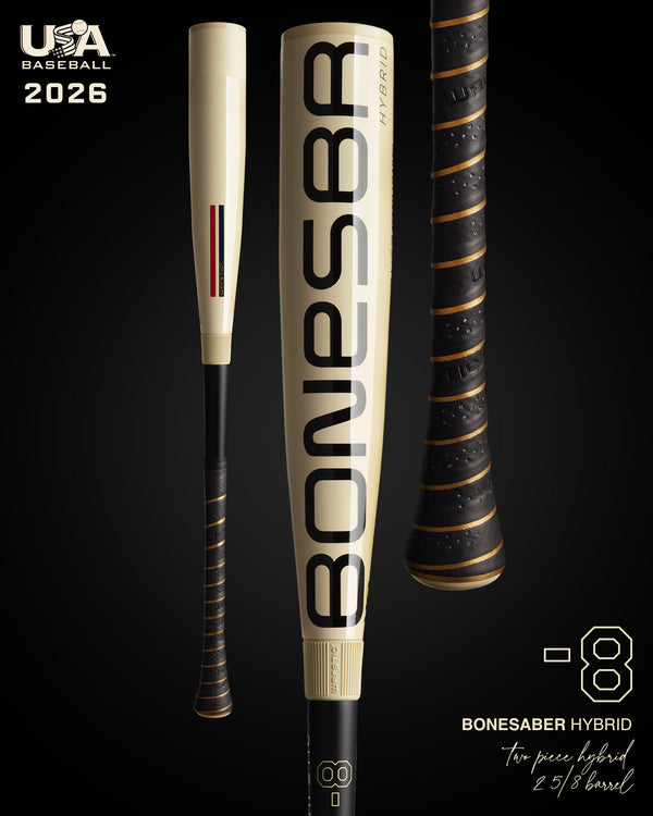 2026 BONESABER HYBRID USA METAL BASEBALL BAT -8