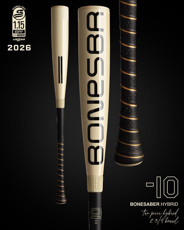 2026 BONESABER HYBRID USSSA METAL BASEBALL BAT -10