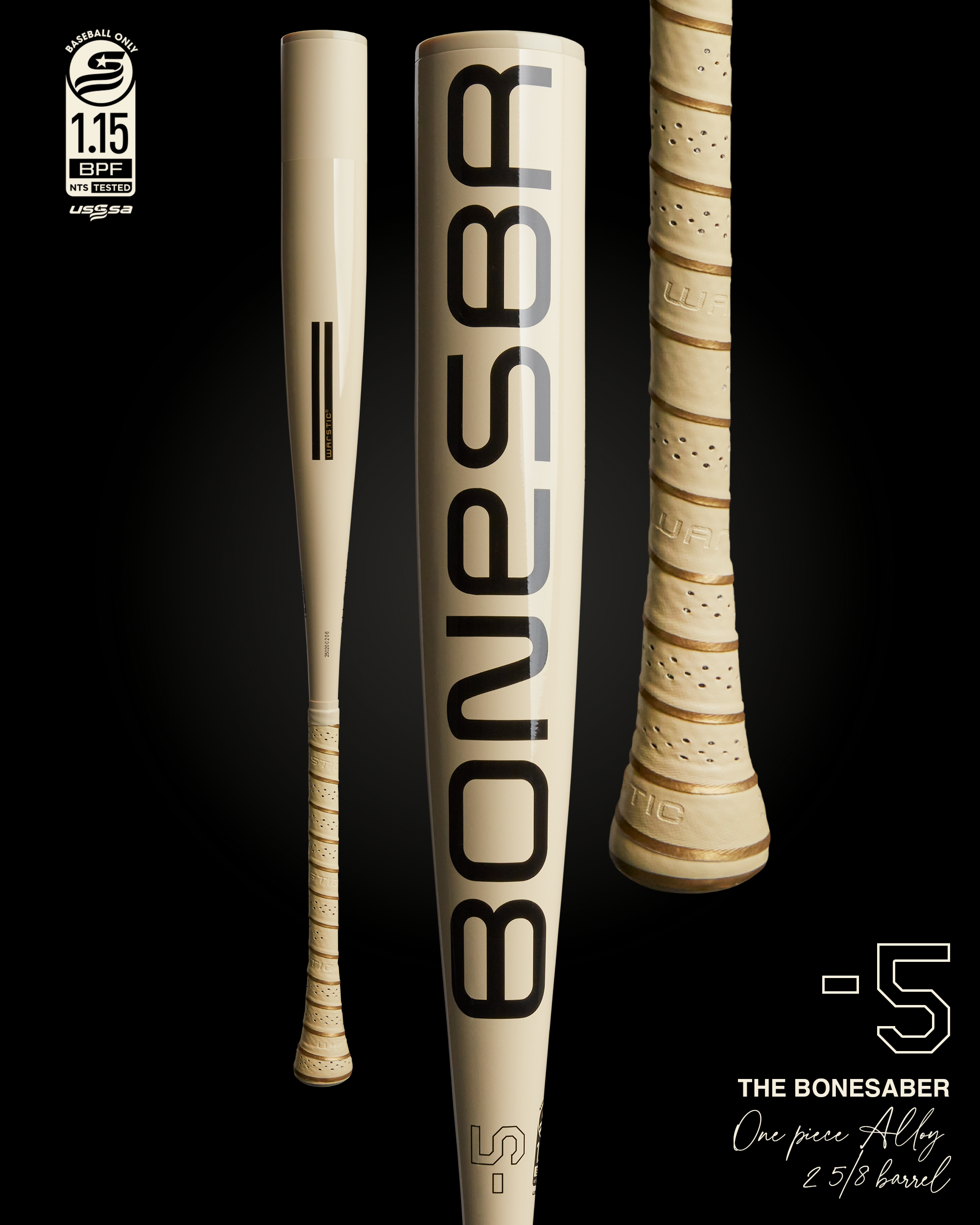 BONESABER USSSA METAL BASEBALL BAT -5