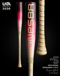 2026 BONESABER HYBRID BATTLEROSA USA METAL BASEBALL BAT -5 - Warstic