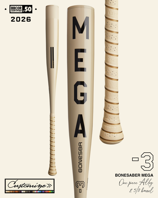 2026 CUSTOM BONESABER MEGA BBCOR METAL BASEBALL BAT