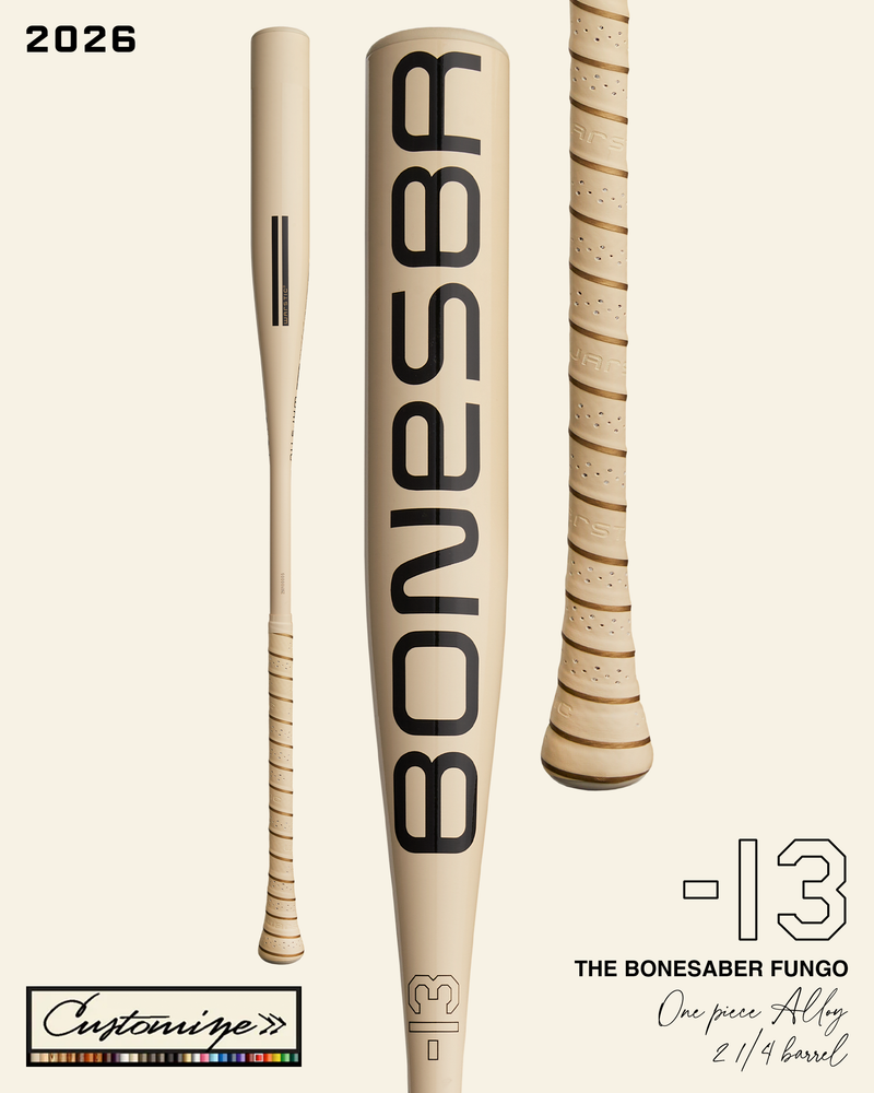 2026 CUSTOM BONESABER METAL FUNGO in Slide 1