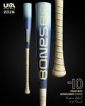 2026 BONESABER HYBRID FROSTBITE USA METAL BASEBALL BAT -10 - Warstic
