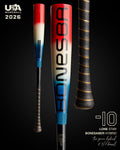 2026 BONESABER HYBRID LONE STAR USA METAL BASEBALL BAT -10 - Warstic