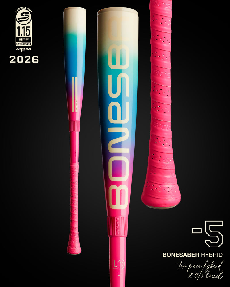 2026 BONESABER HYBRID SOLAR STORM USSSA METAL BASEBALL BAT -5 in Slide 1