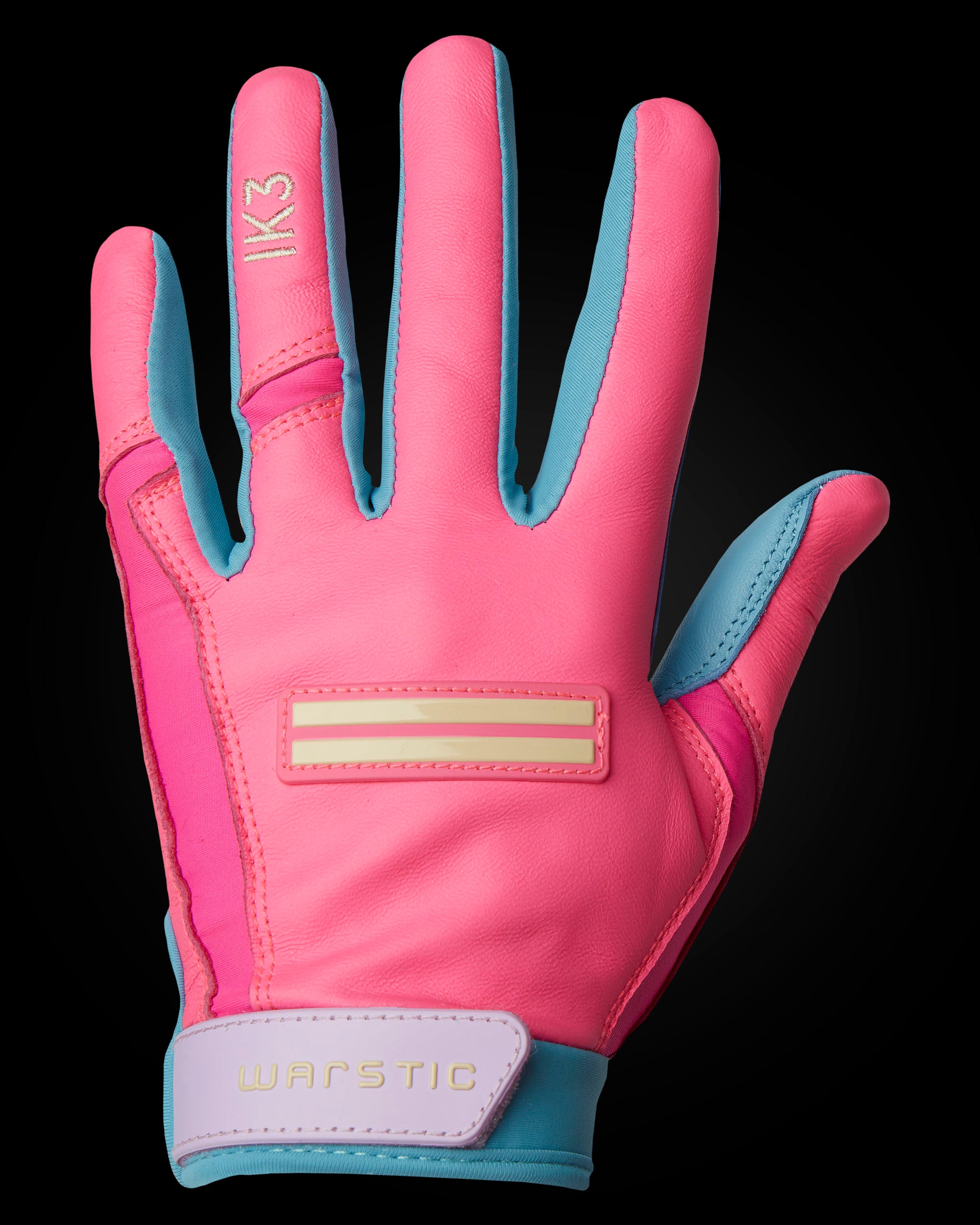 IK3 PRO SHORT CUFF BATTING GLOVES "SOLAR STORM"