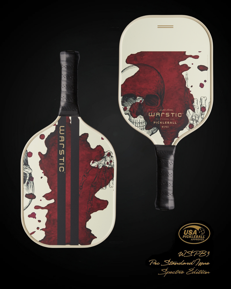 WSPB3 PRO STD ISSUE | STANDARD SHAPE | COMPOSITE SURFACE PICKLEBALL PADDLE | LTD ED SPECTRE