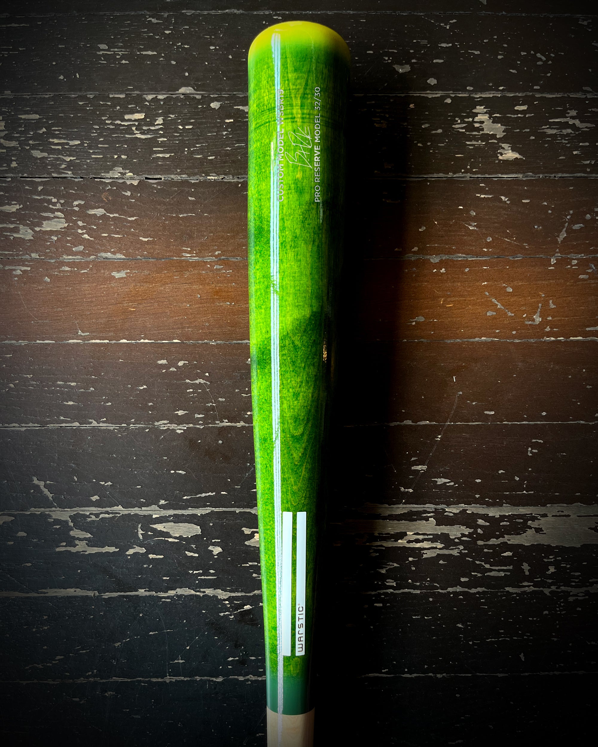 LTD ED WSBR19 PRO SIGNATURE WOOD BAT #2 (BRENT ROOKER MODEL)