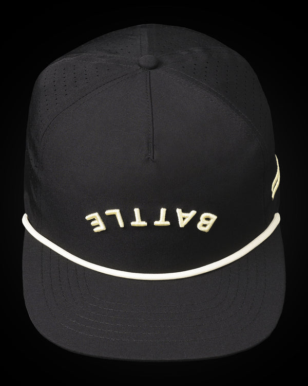 BATTLE 180 ROPE LIGHTWEIGHT SNAPBACK (BLACK)