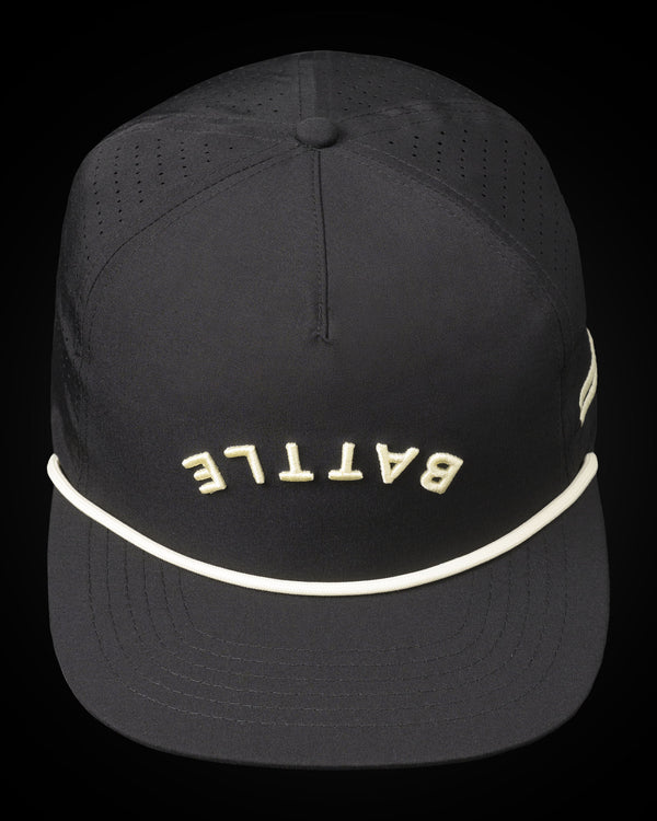 BATTLE 180 ROPE LIGHTWEIGHT SNAPBACK (BLACK)