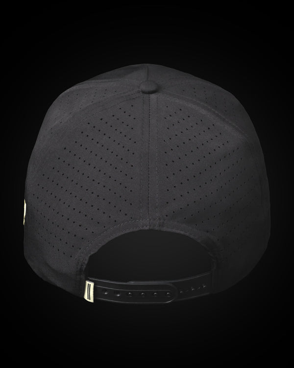 WARSTIC CHEVRON PATCH ROPE LIGHTWEIGHT SNAPBACK (BLACK)
