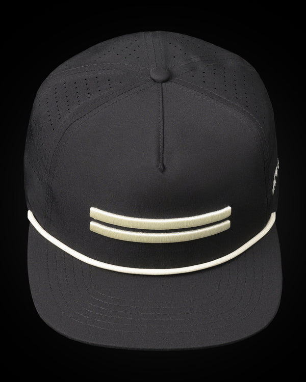 WARSTRIPE ROPE LIGHTWEIGHT SNAPBACK (BLACK)