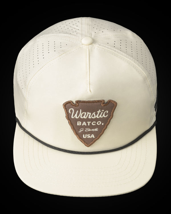 WARSTIC ARROWHEAD ROPE LIGHTWEIGHT SNAPBACK (BONE)