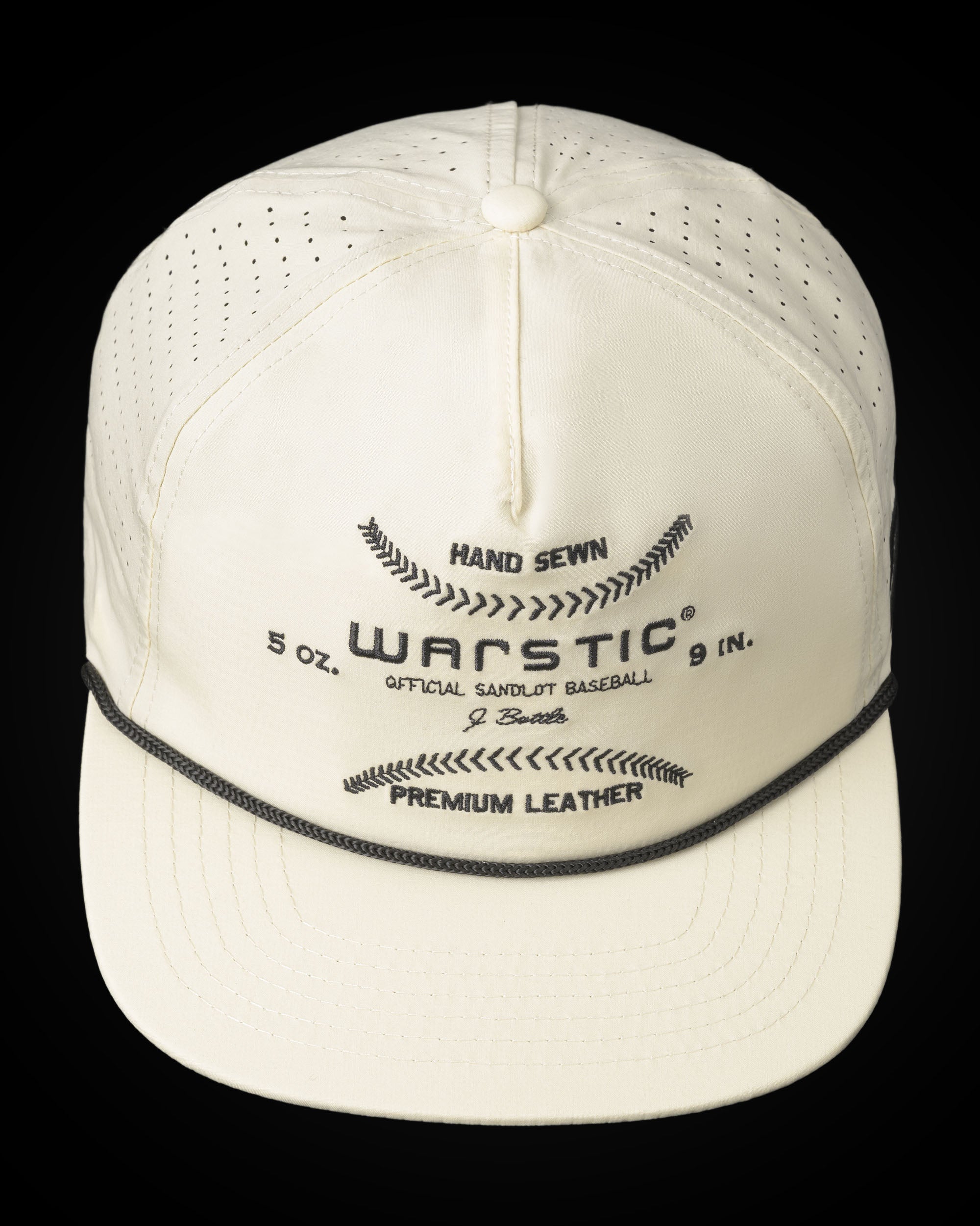 WARSTIC STITCH UNSTRUCTURED SNAPBACK (BONE)