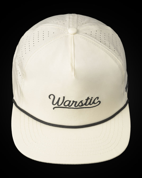 WARSTIC SCRIPT ROPE LIGHTWEIGHT SNAPBACK (BONE)