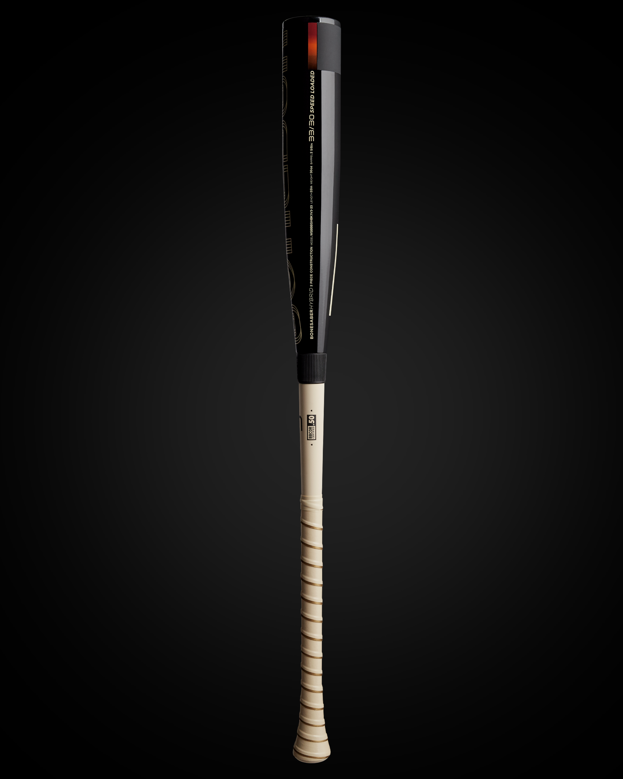2024 BONESABER HYBRID BLACK COBRA EDITION BBCOR METAL BASEBALL BAT