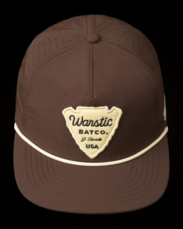 WARSTIC ARROWHEAD ROPE LIGHTWEIGHT SNAPBACK (BROWN)