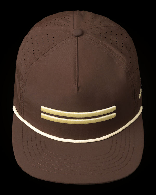 WARSTRIPE ROPE LIGHTWEIGHT SNAPBACK (BROWN)