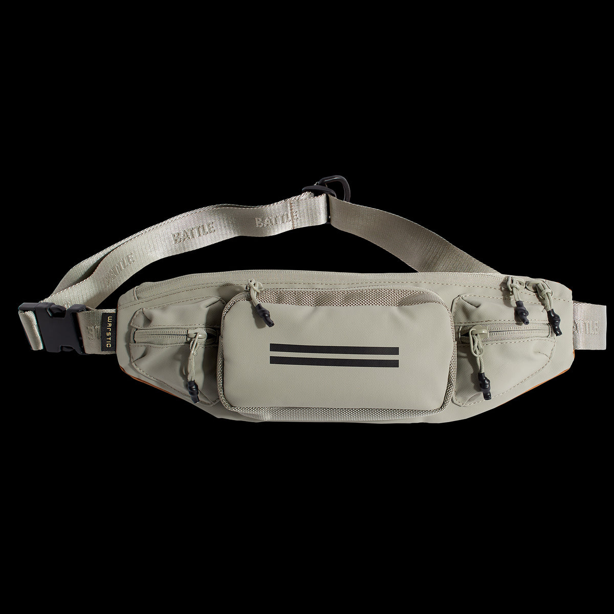 Unisex Nylon Fanny Pack Waist Bag Crossbody Belt Bag Adjustable Grey Men Women Fanny Pack Belt Waist Bag Cross Body Sling  main image 3