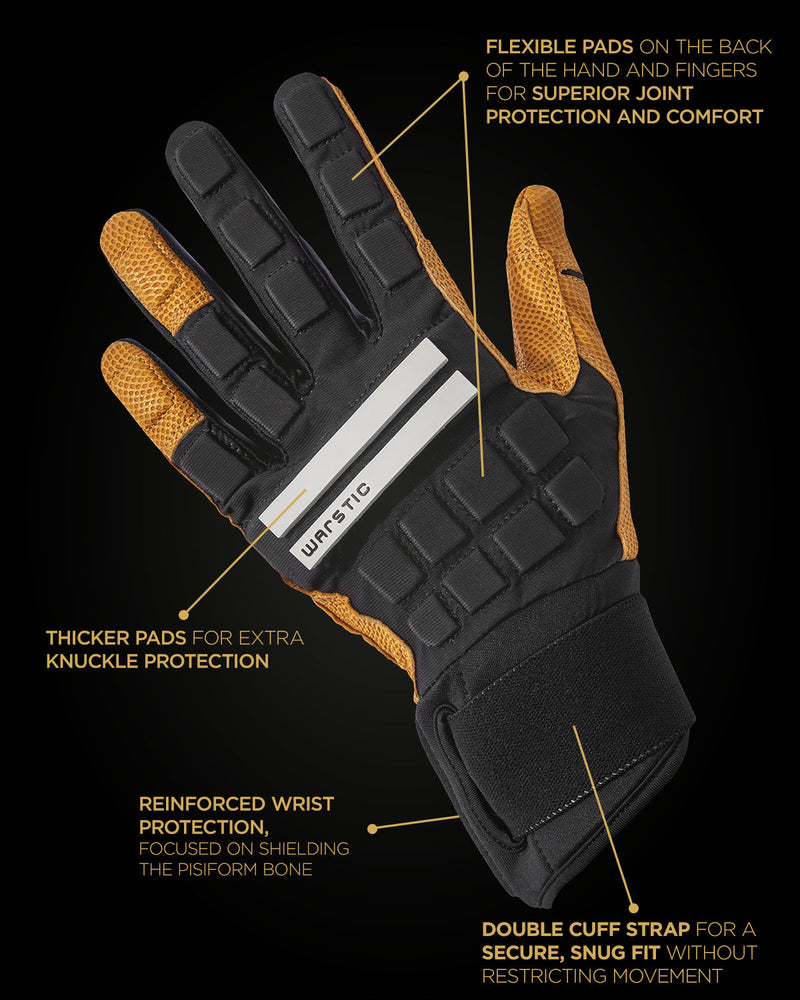 DFNDR BATTING GLOVES "BLACK"