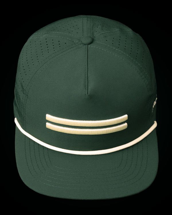 WARSTRIPE ROPE LIGHTWEIGHT SNAPBACK (FOREST)