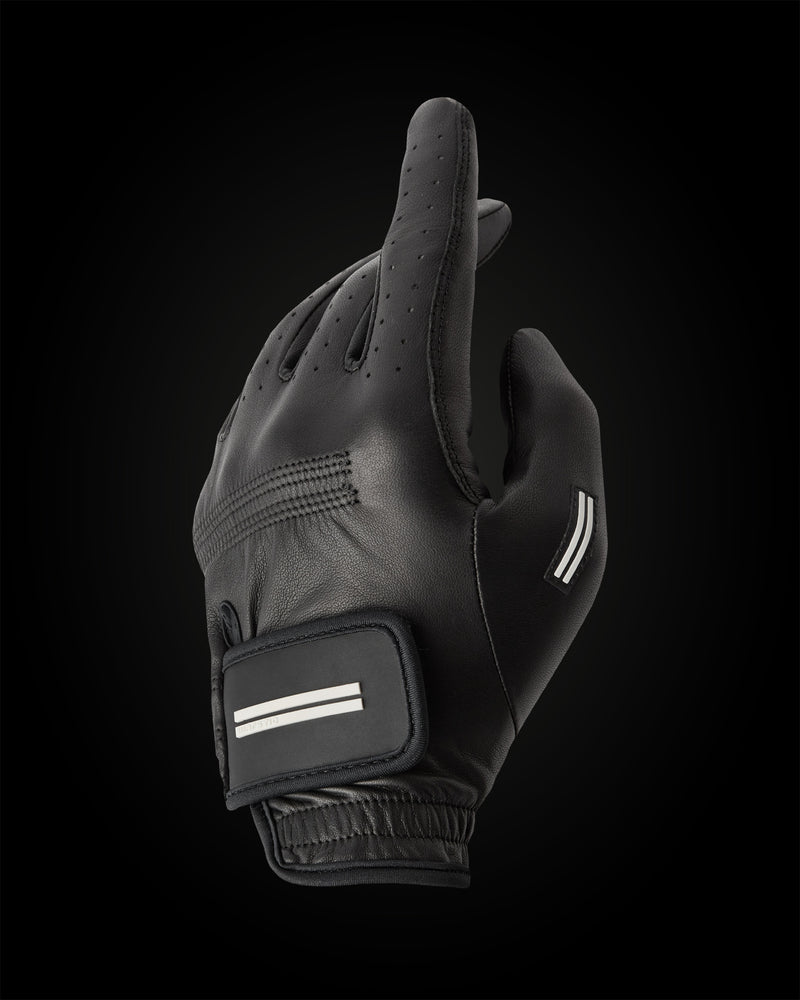 WARSTIC CABRETTA GOLF GLOVE [BLACK]