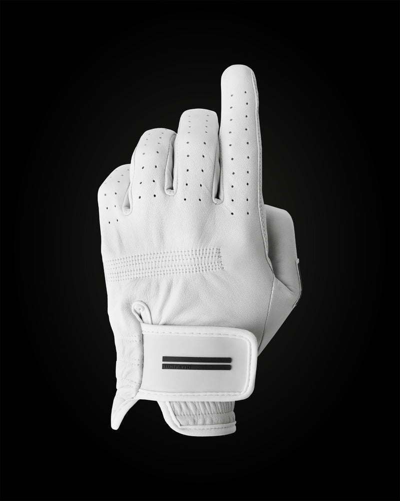 WARSTIC CABRETTA GOLF GLOVE [WHITE]