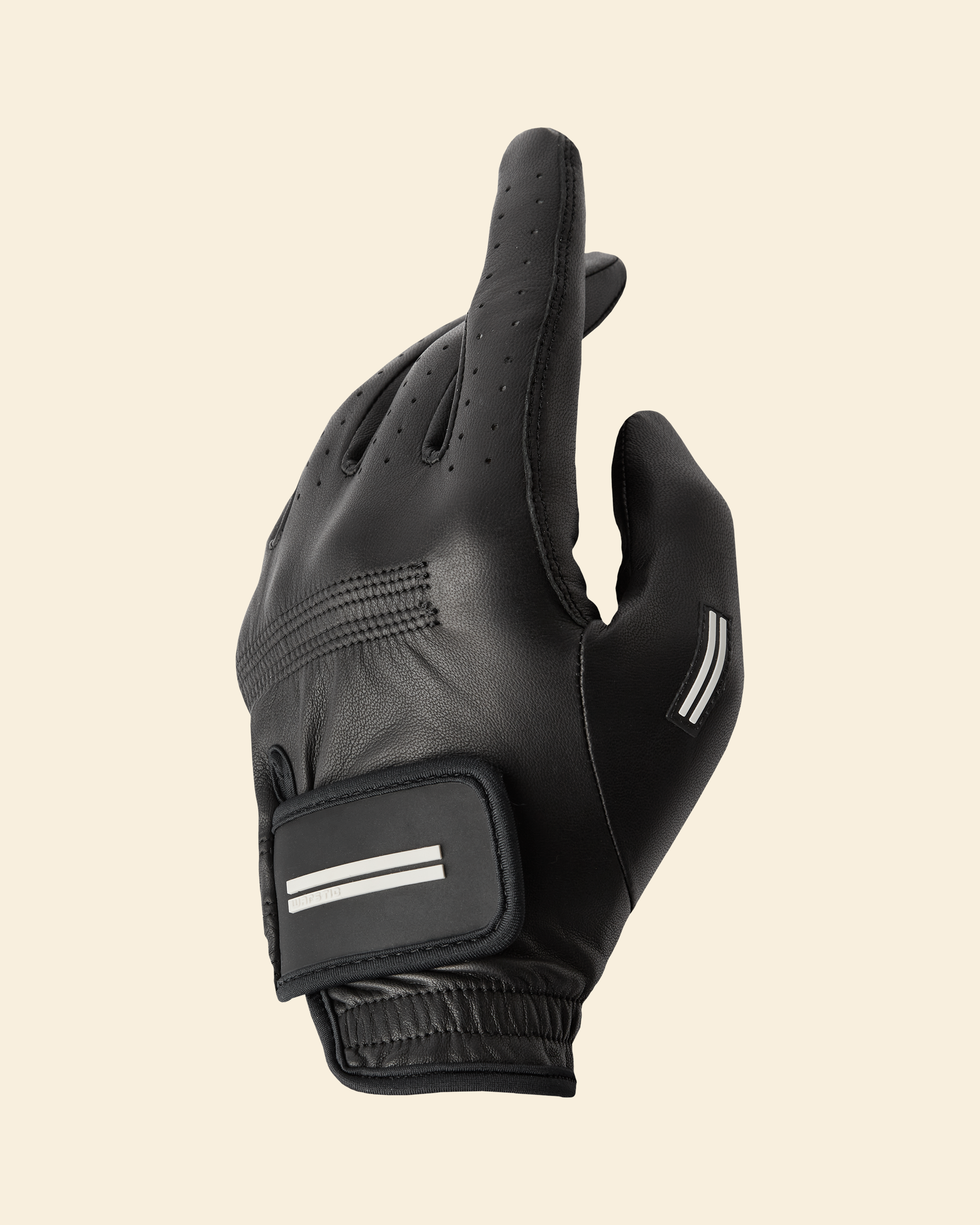 WARSTIC CABRETTA GOLF GLOVE [BLACK]