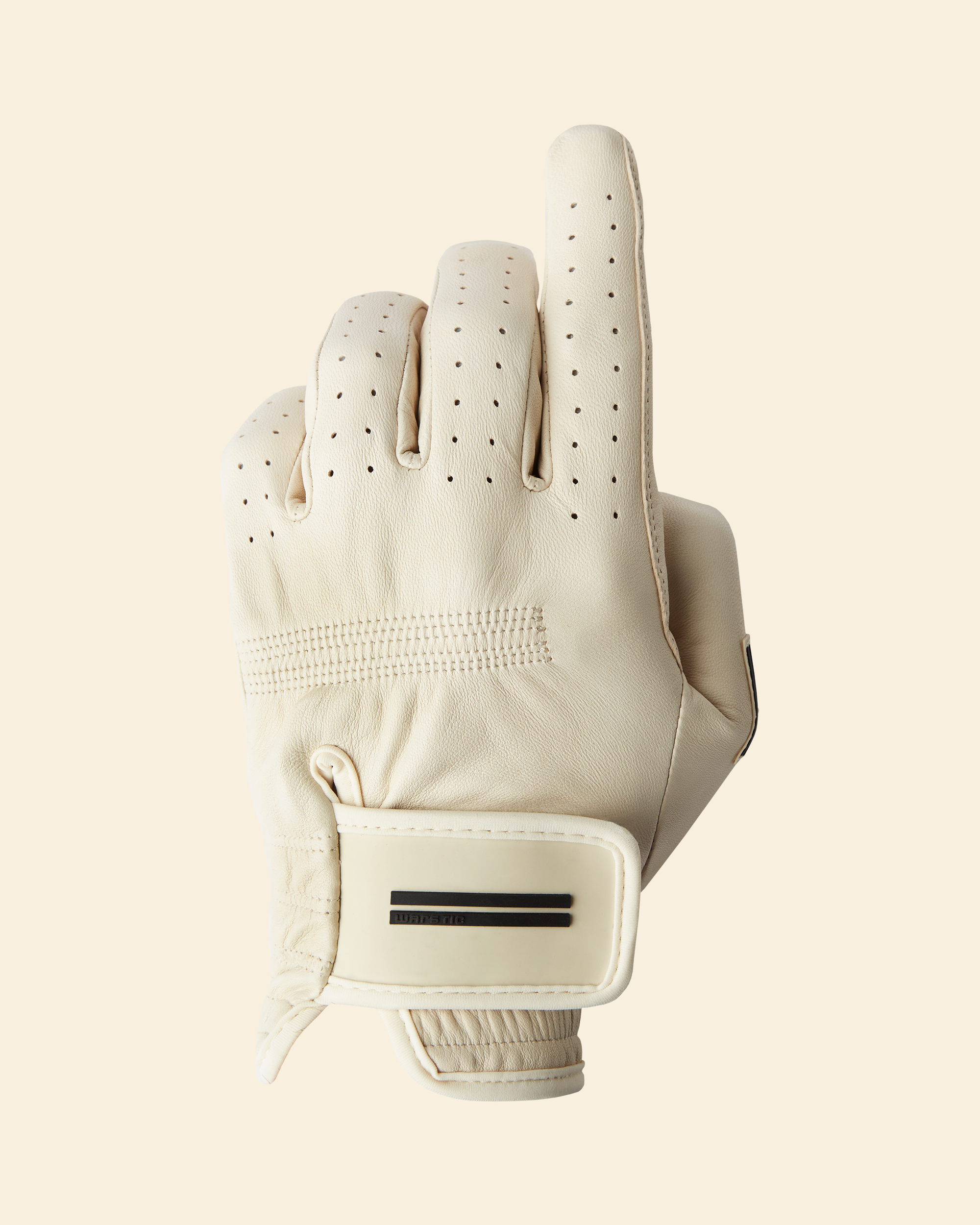 WARSTIC CABRETTA GOLF GLOVE [BONE]