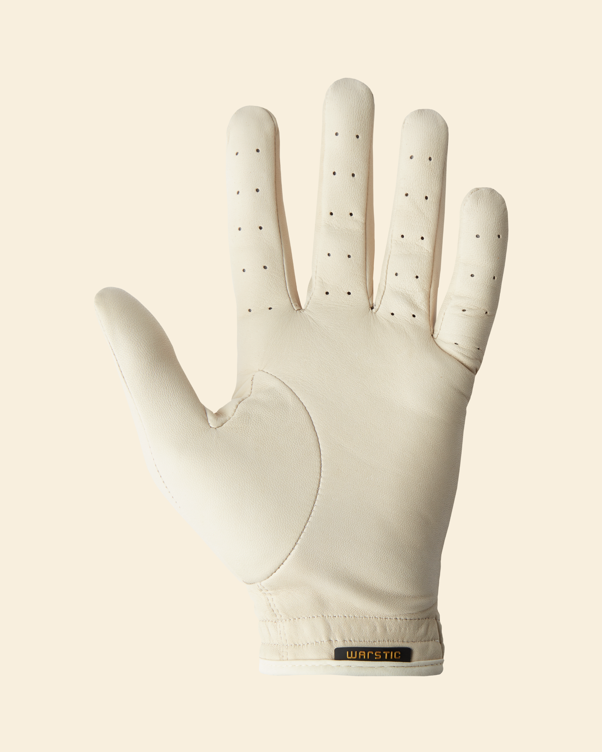 WARSTIC CABRETTA GOLF GLOVE [BONE]