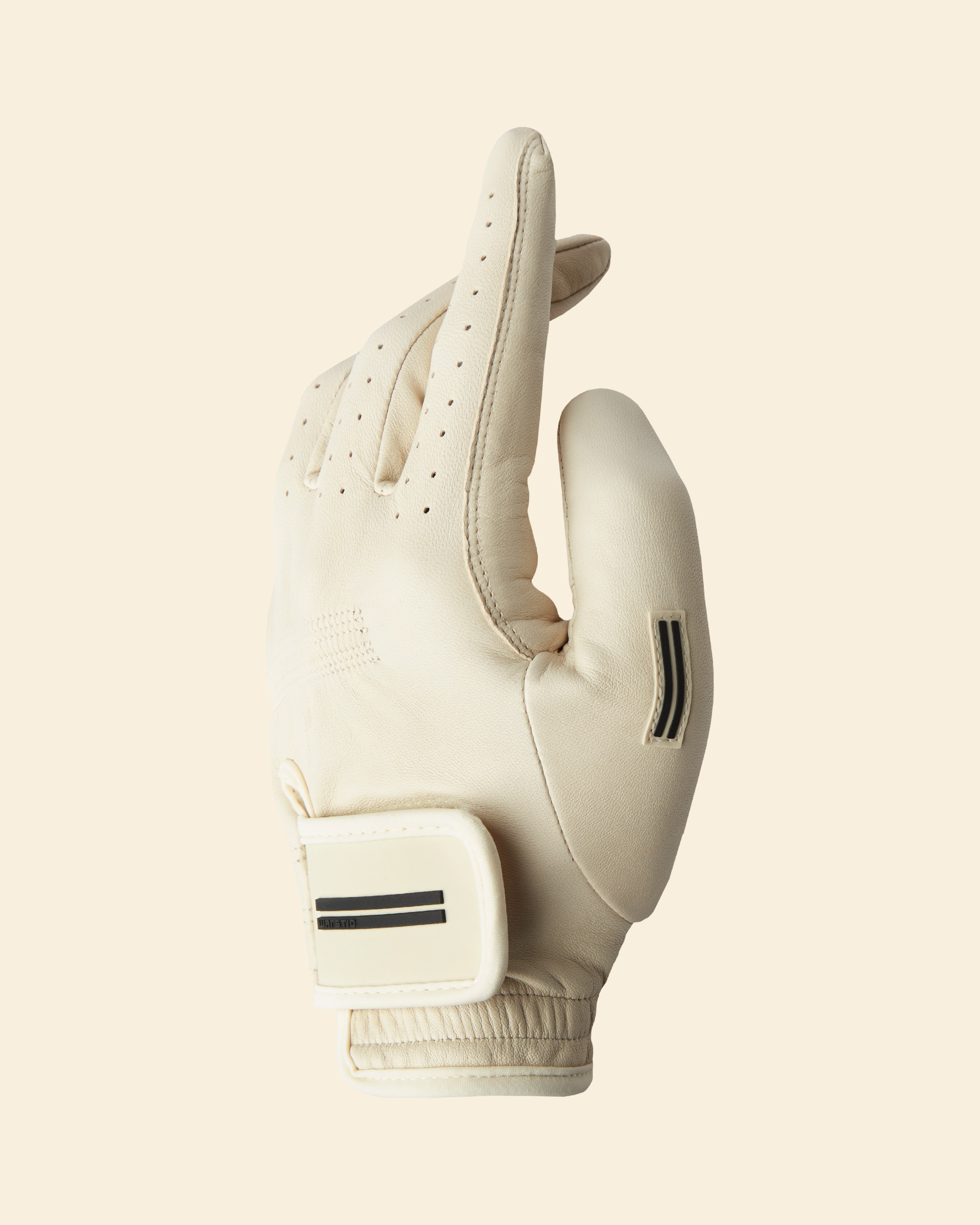 WARSTIC CABRETTA GOLF GLOVE [BONE]