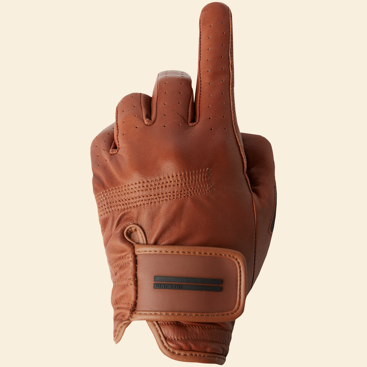 WARSTIC CABRETTA GOLF GLOVE [BROWN]