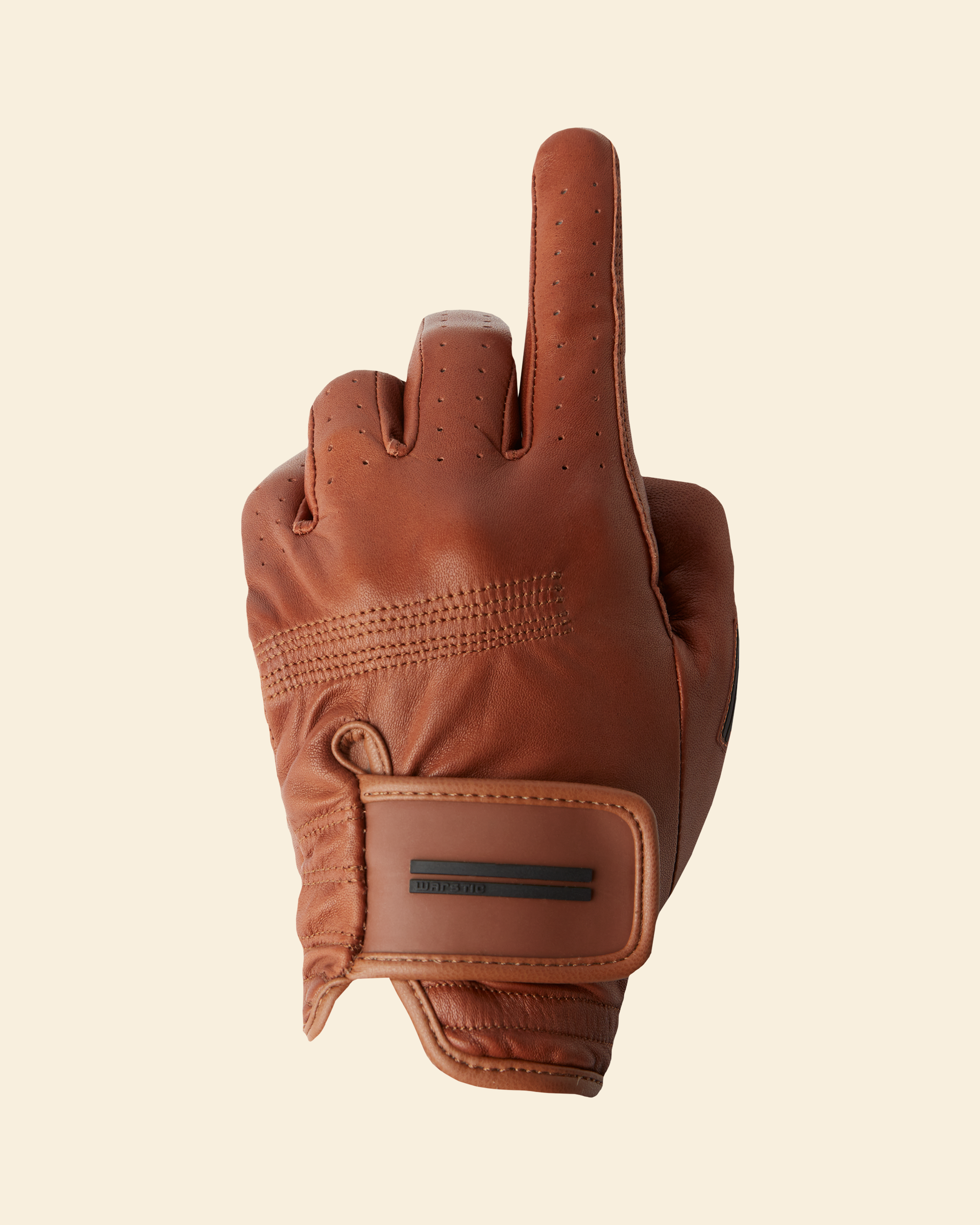 WARSTIC CABRETTA GOLF GLOVE [BROWN]