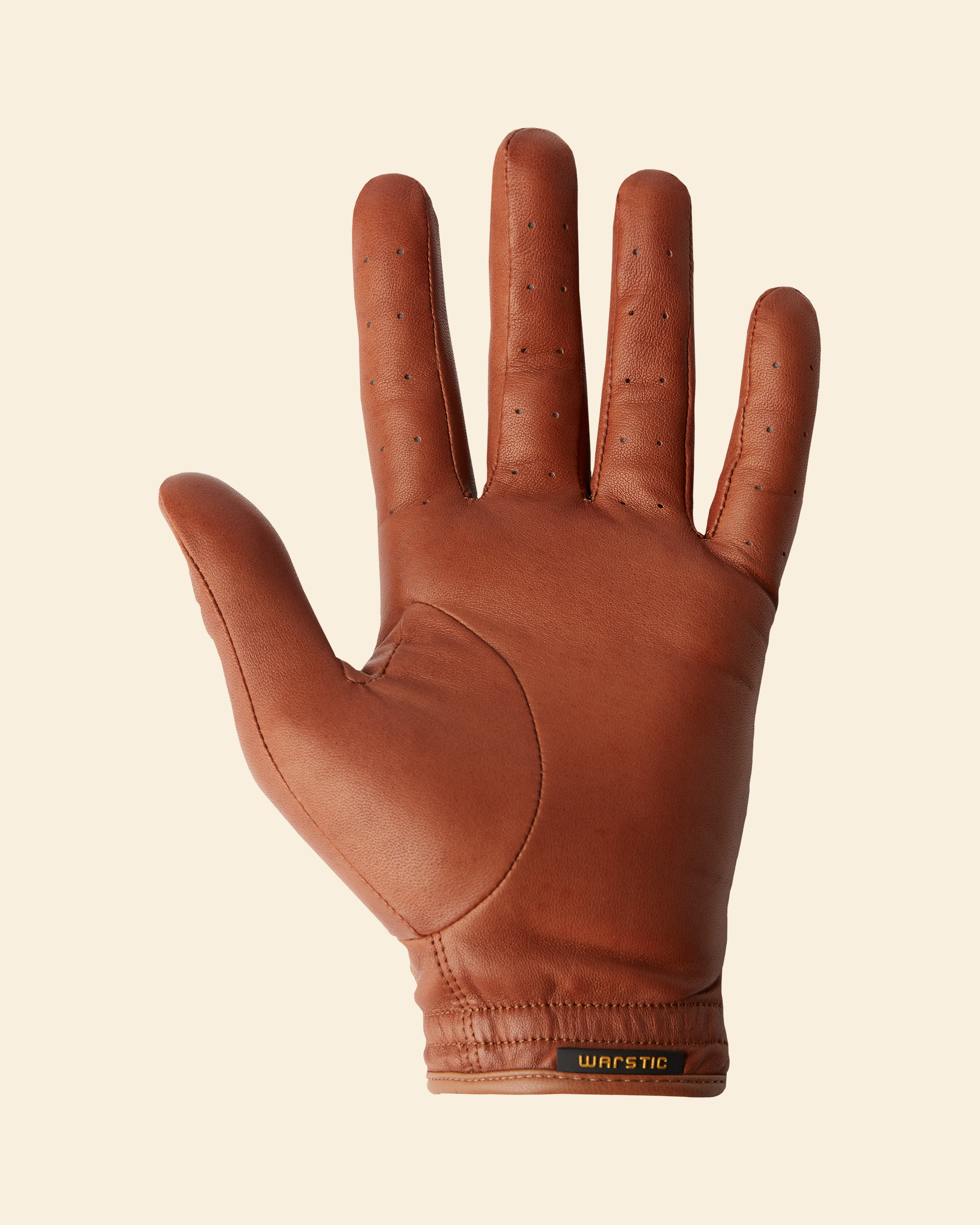 WARSTIC CABRETTA GOLF GLOVE [BROWN]