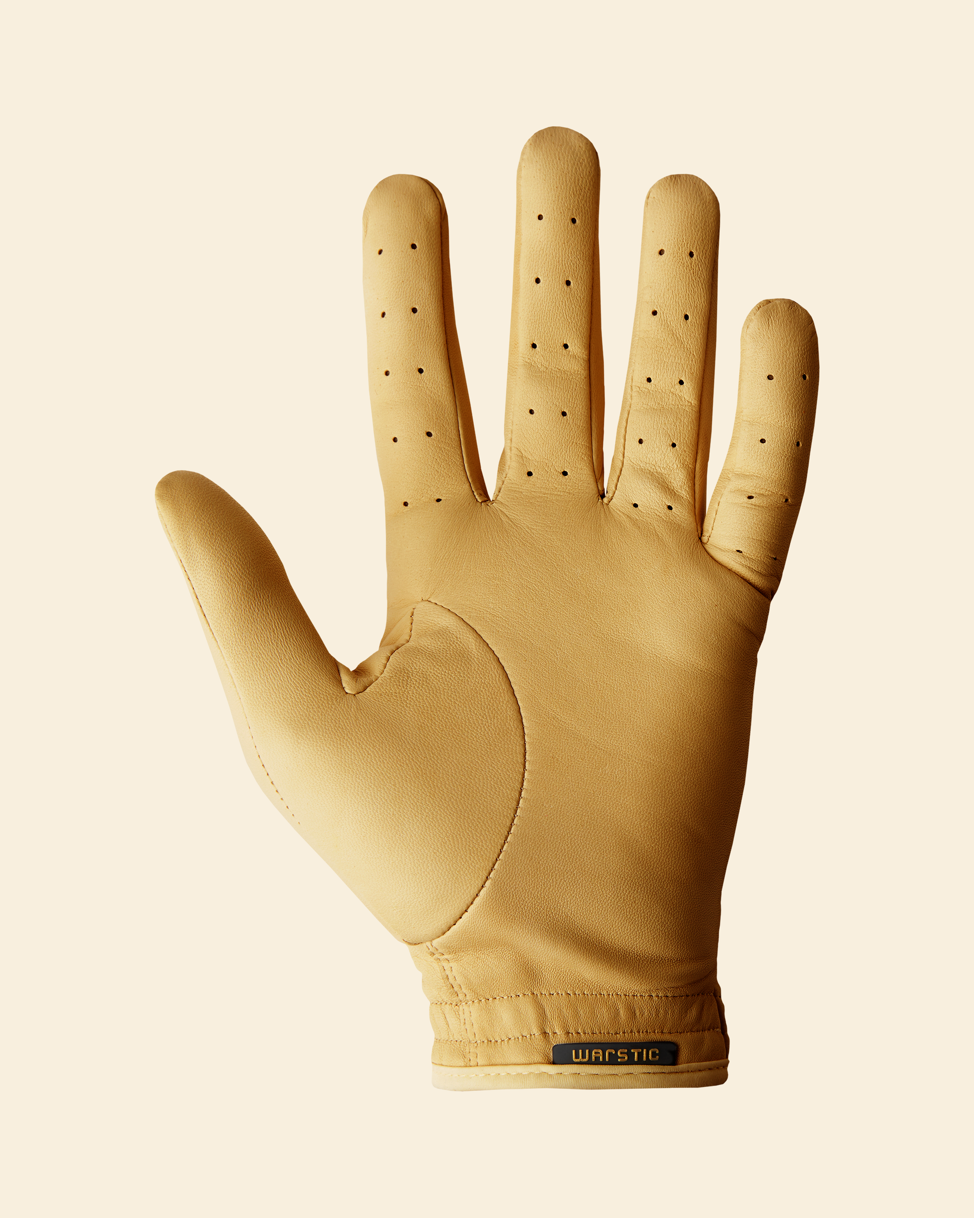WARSTIC CABRETTA GOLF GLOVE [NATURAL]