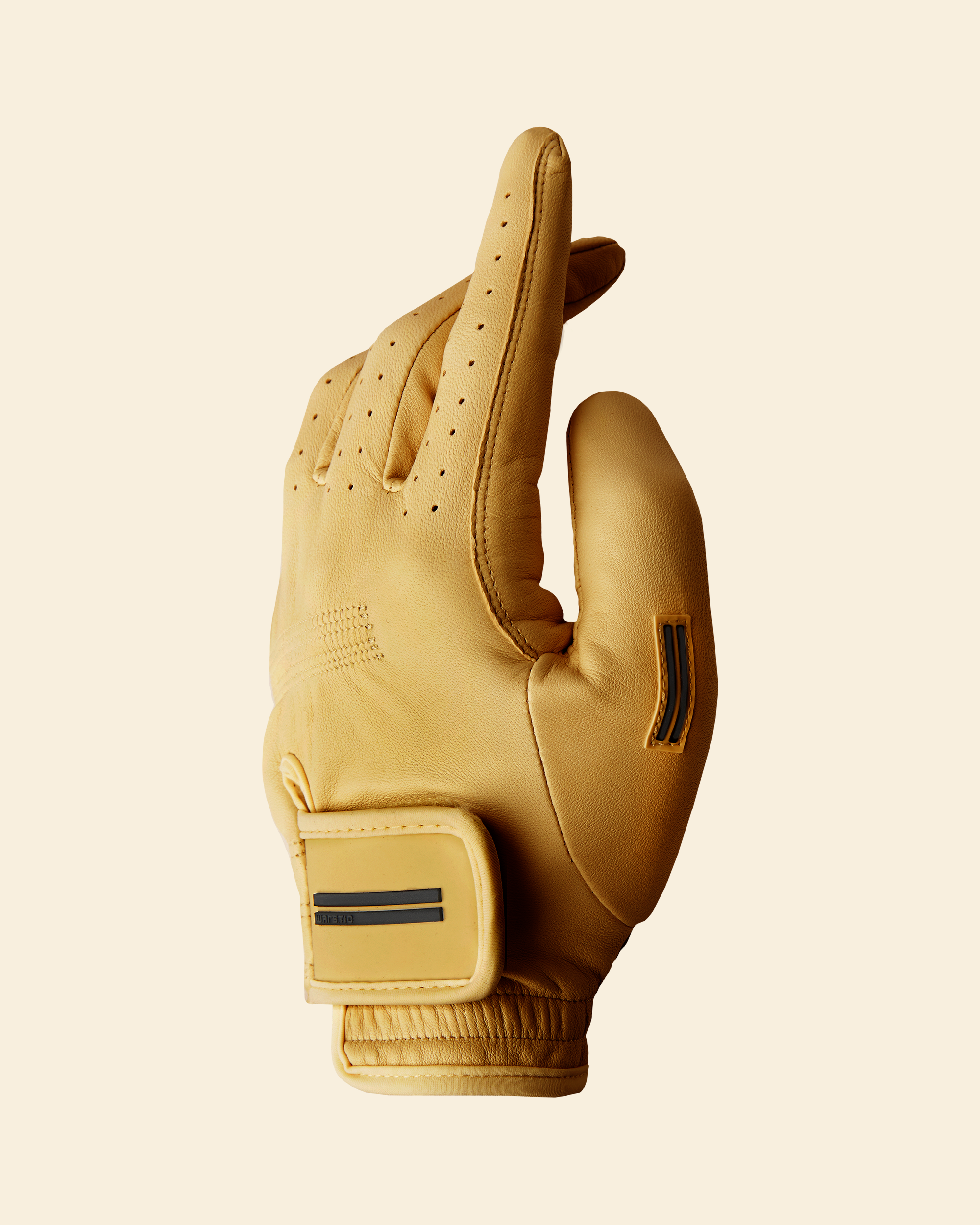 WARSTIC CABRETTA GOLF GLOVE [NATURAL]