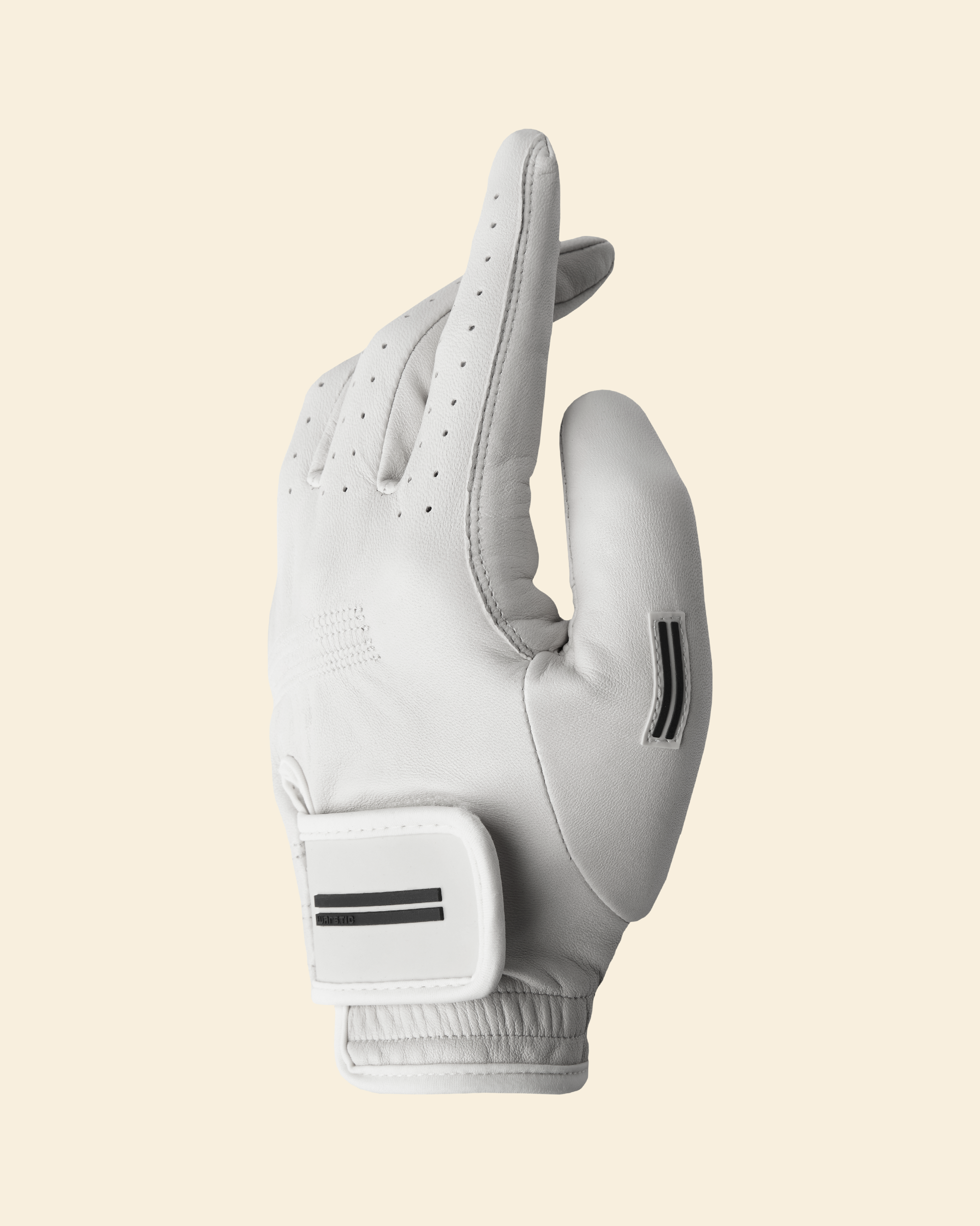 WARSTIC CABRETTA GOLF GLOVE [WHITE]