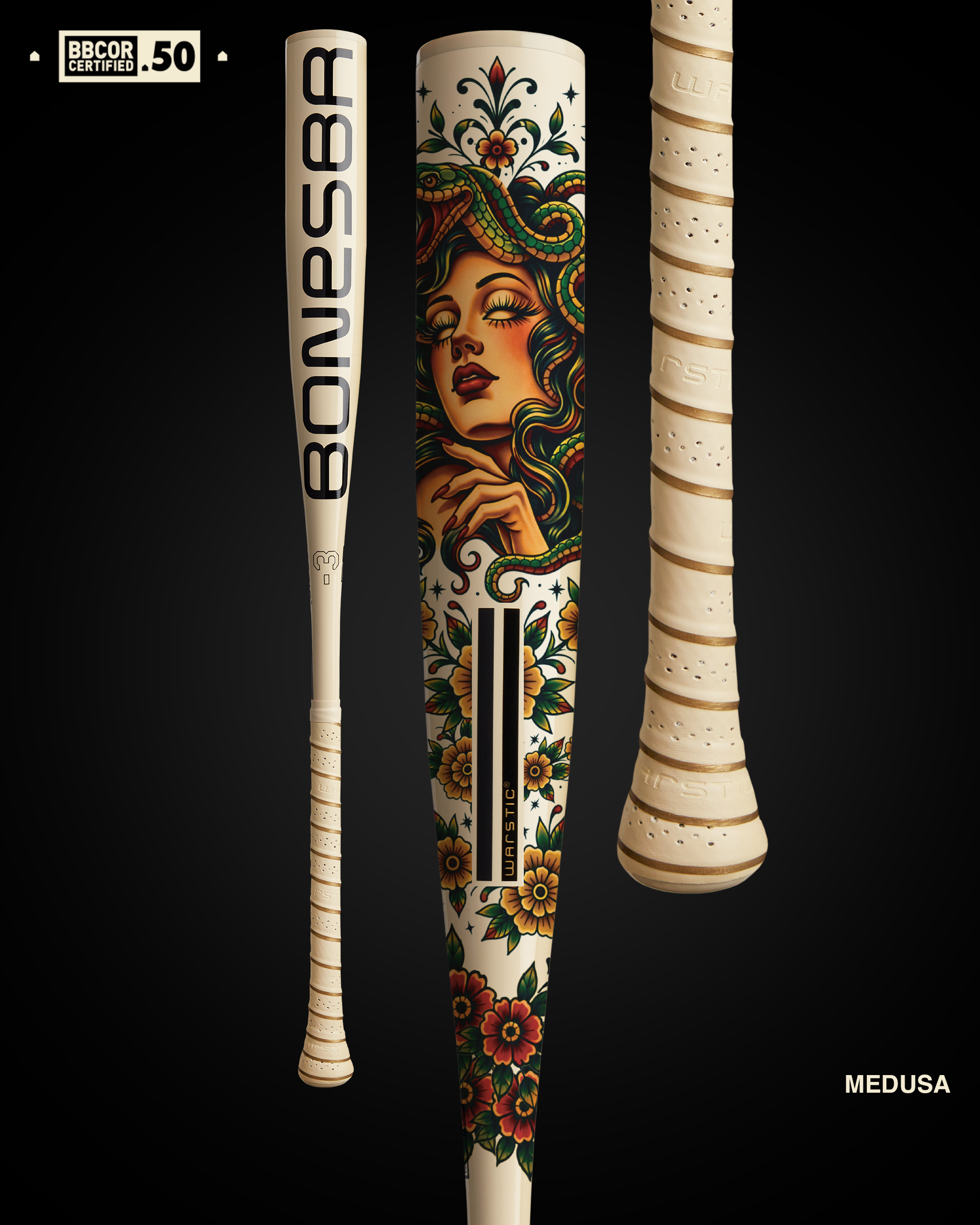 2026 BONESABER LINE BBCOR "AMERICANA INK" LIMITED EDITION BATS