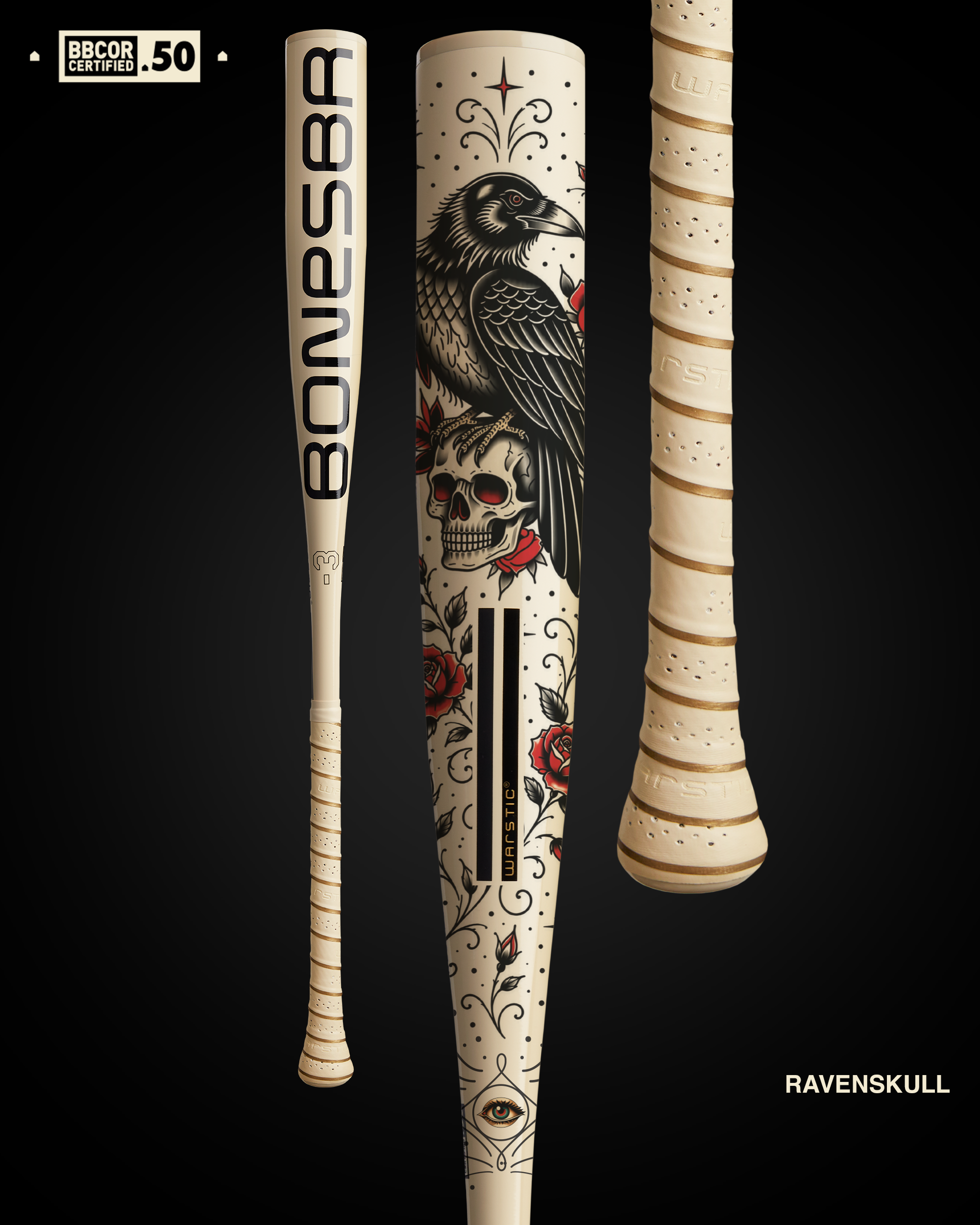 2026 BONESABER LINE BBCOR "AMERICANA INK" LIMITED EDITION BATS