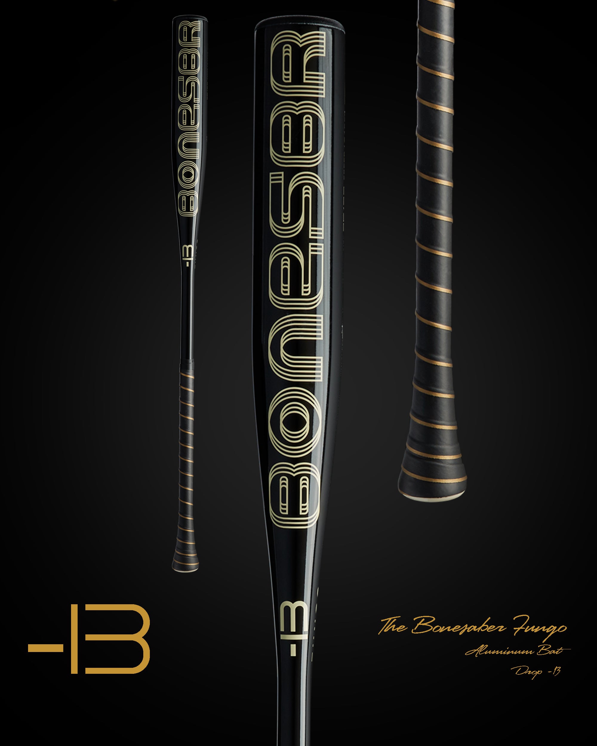 2024 BONESABER BLACK COBRA METAL FUNGO