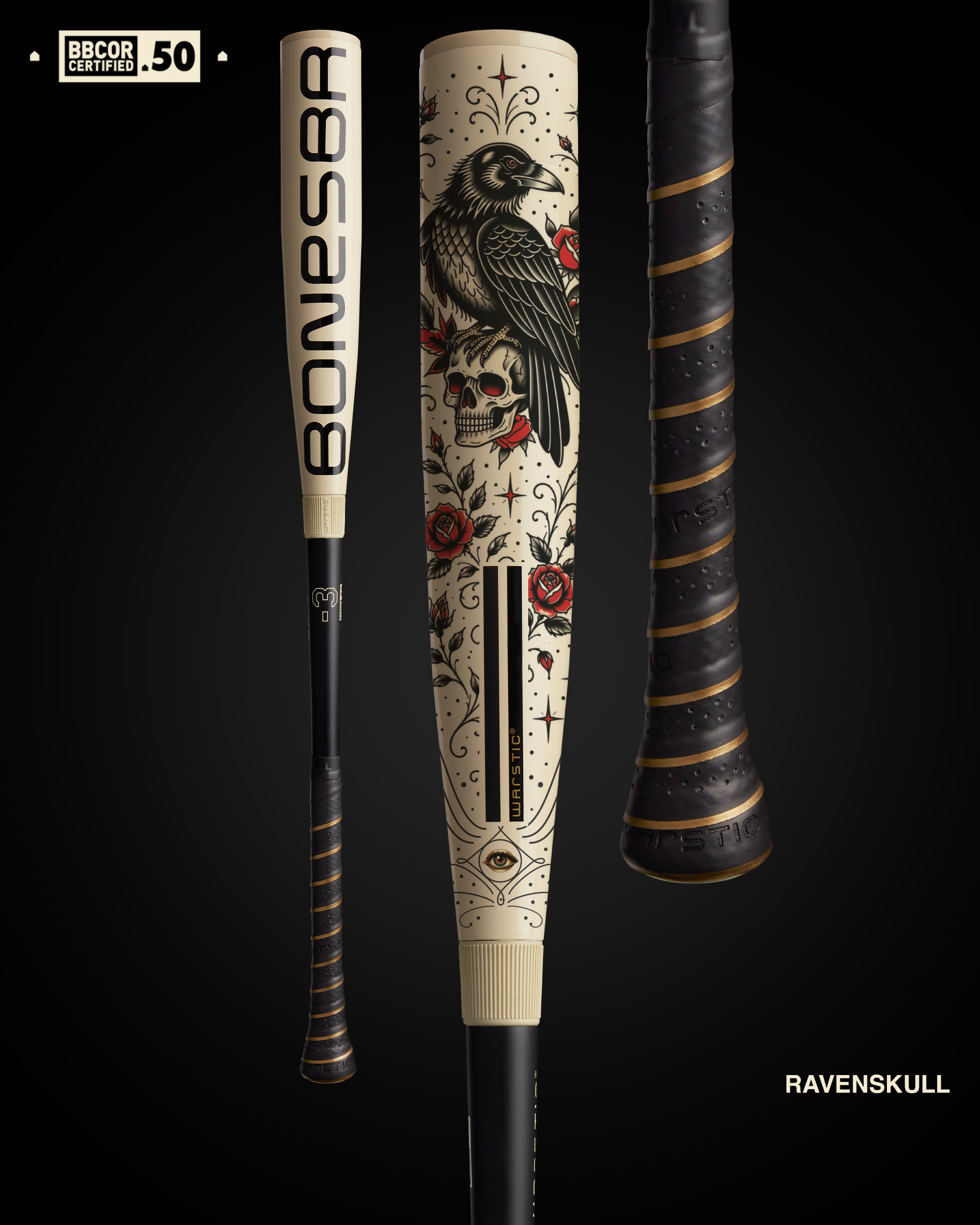 2026 BONESABER LINE BBCOR "AMERICANA INK" LIMITED EDITION BATS