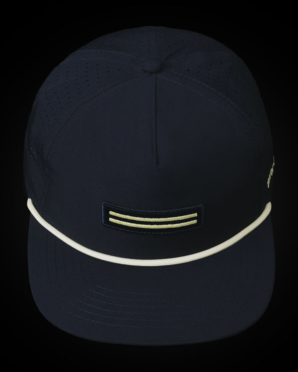 WARSTRIPE ROPE MINI LIGHTWEIGHT SNAPBACK (NAVY)