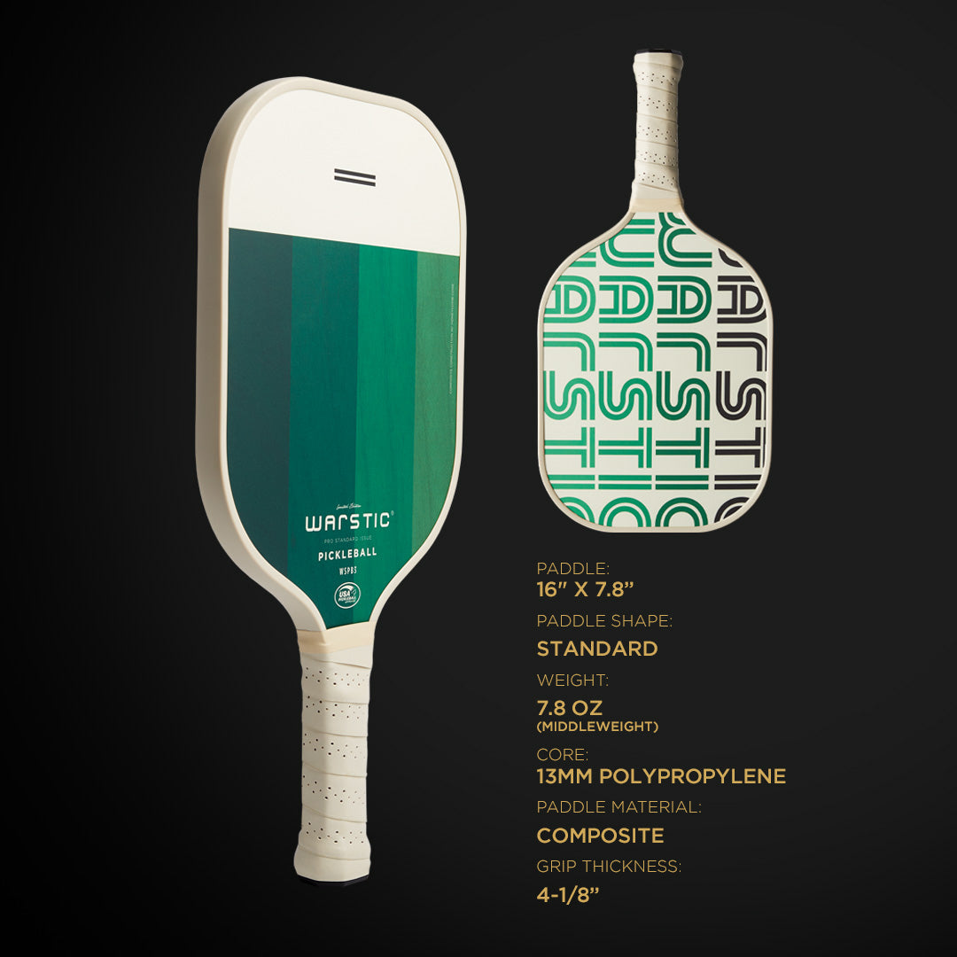 WSPB3 PRO STD ISSUE | STANDARD SHAPE | COMPOSITE SURFACE PICKLEBALL PADDLE | LTD ED WEST COAST PINE